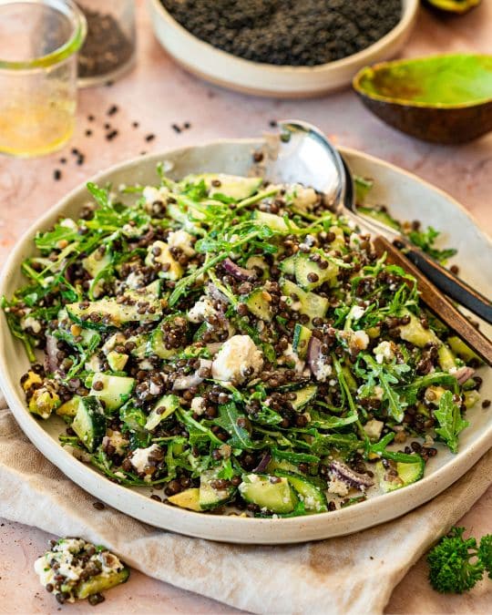Black Lentil Salad.
