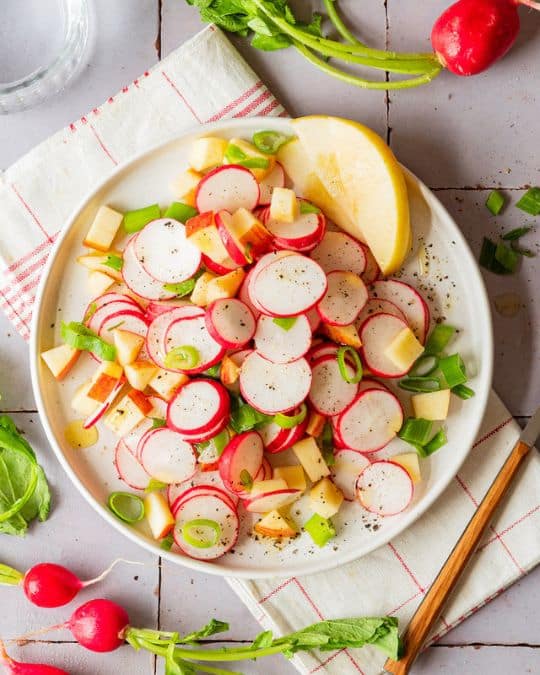 radish apple salad