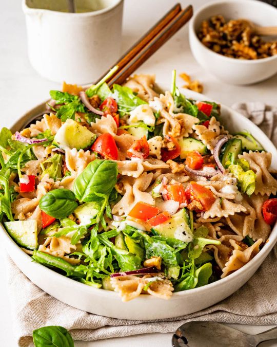 wholegrain pasta salad.